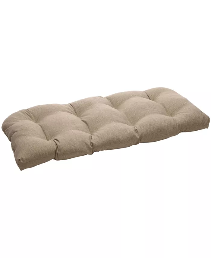 Pillow Perfect Monti Chino Wicker Loveseat Cushion - Intensery