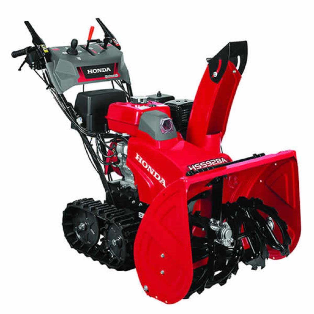 Honda 9HP 28In Two Stage Track Drive Snow Blower - Electric Start HSS928AATD from Honda - Intensery