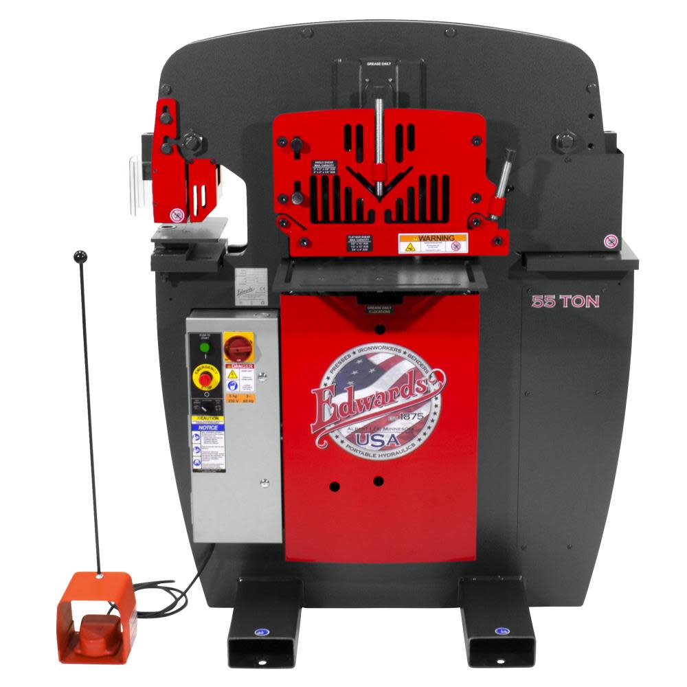 55 Ton Ironworker 3 Phase 460 Volts - Intensery