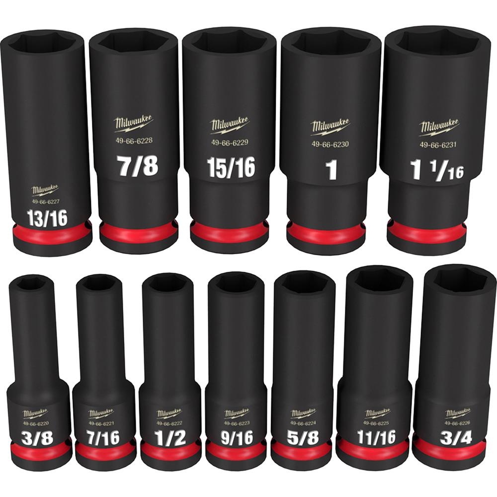Milwaukee Tool 49-66-7011 Milwaukee SHOCKWAVE Impact Duty Sockets - Intensery