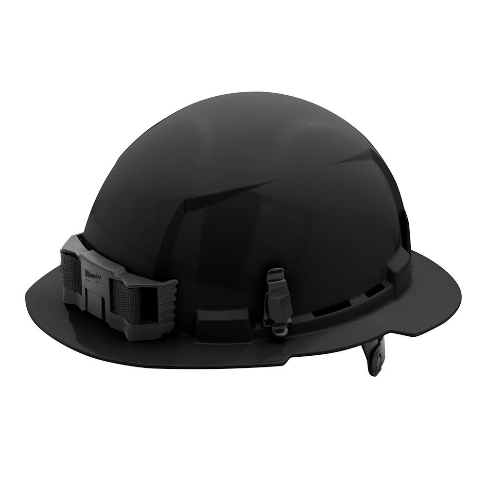 Milwaukee Black Full Brim Hard Hat with 6pt Ratcheting Suspension Type 1 Class E 48-73-1131 from Milwaukee - Intensery