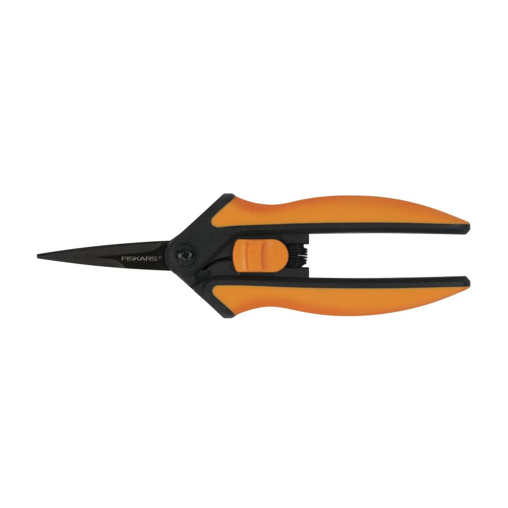 Fiskars Pruning Snips Micro Tip Precision Ground Coated Steel - Intensery