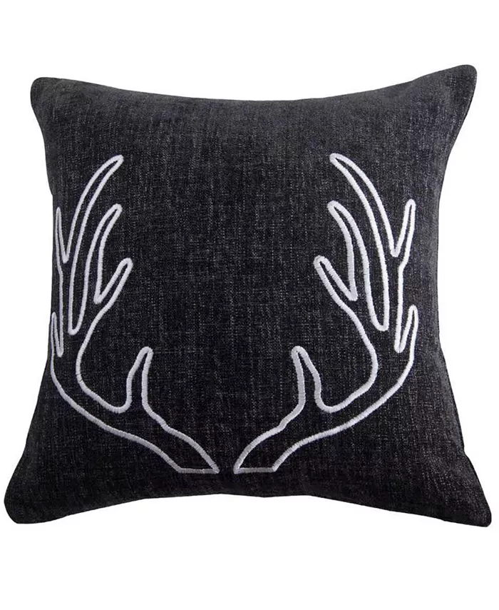 HiEnd Accents Grey Chenille 18x18 Decoraive Pillow - Intensery