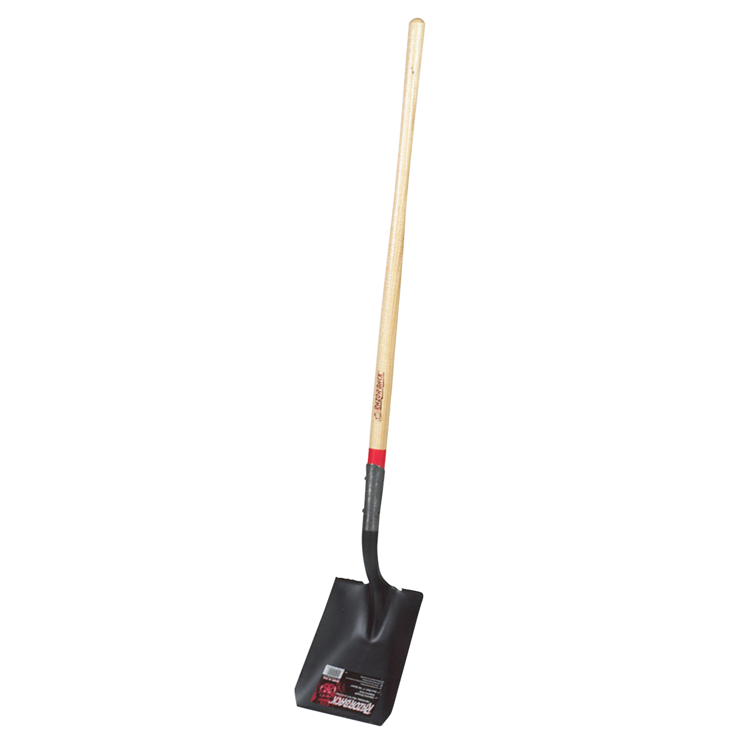 Razor-Back 58.5 in. Steel Square Shovel Wood Handle - Intensery