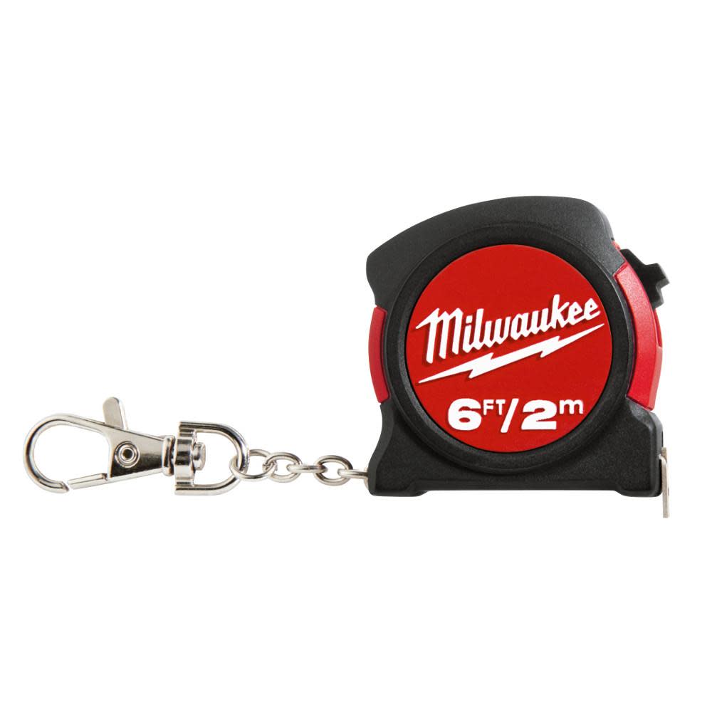 6 ft / 2 m Keychain Tape Measure Clam - Intensery