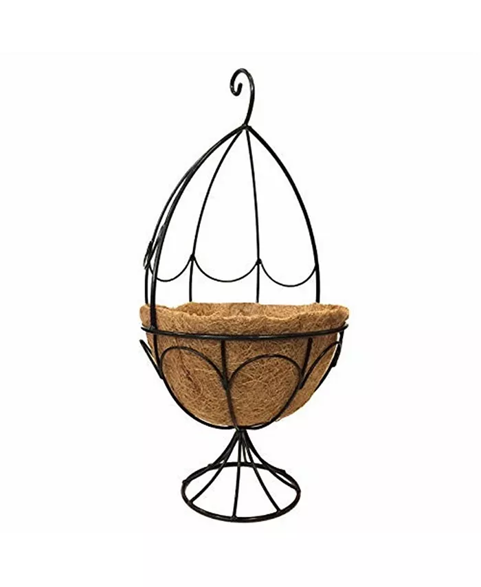 Gardener's Select 13062179 Metal Plant Stand， Black - Intensery
