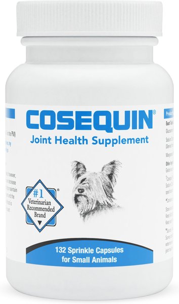Nutramax Cosequin Regular Strength Hip and Joint Capsules Joint Supplement for Cats and Small Dogs， 132 count - Intensery