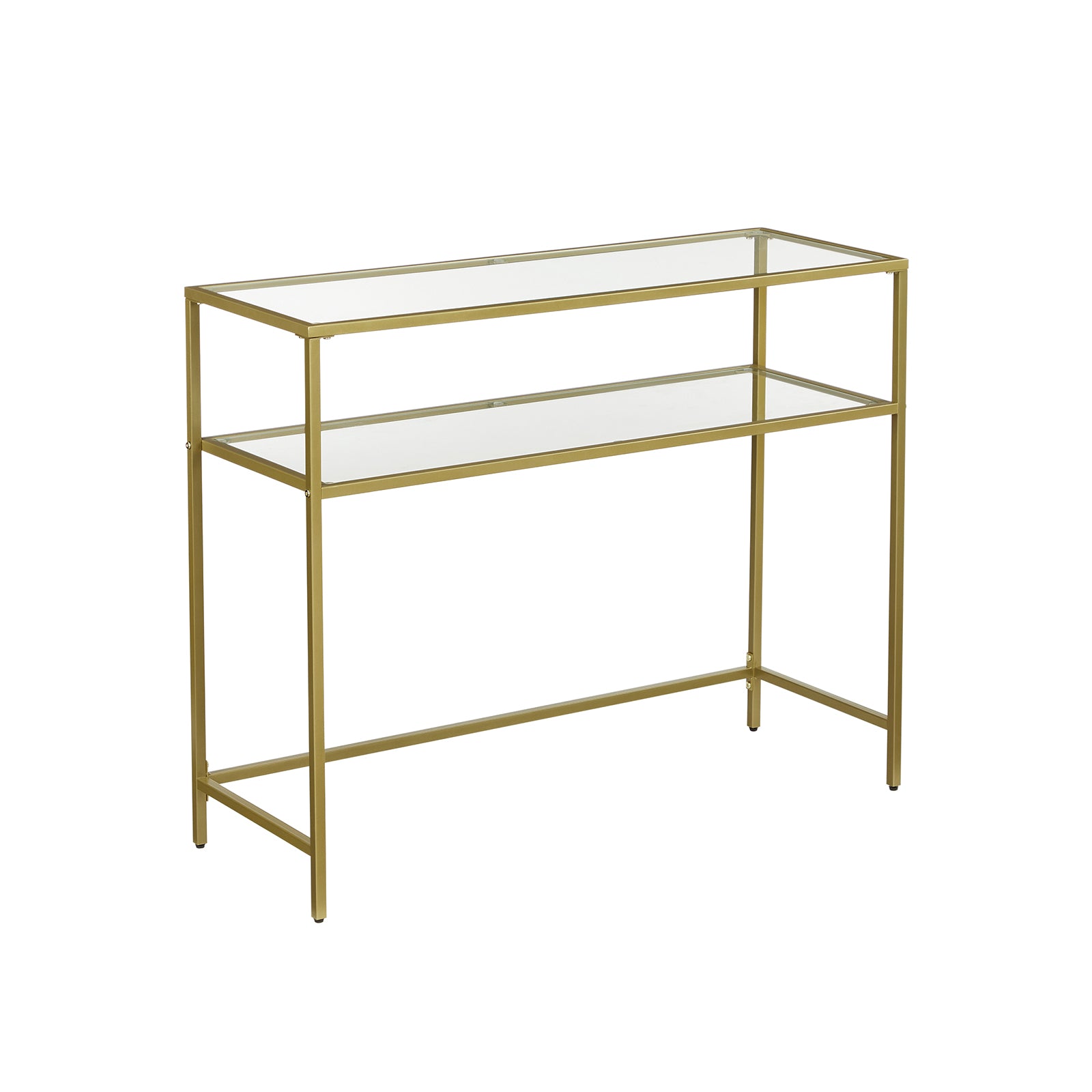 VASAGLE Modern Sofa or Entryway TableGold - Intensery