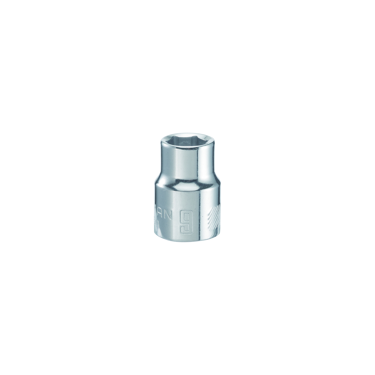 Craftsman 9 mm X 3/8 in. drive Metric 6 Point Standard Shallow Socket 1 pc - Intensery