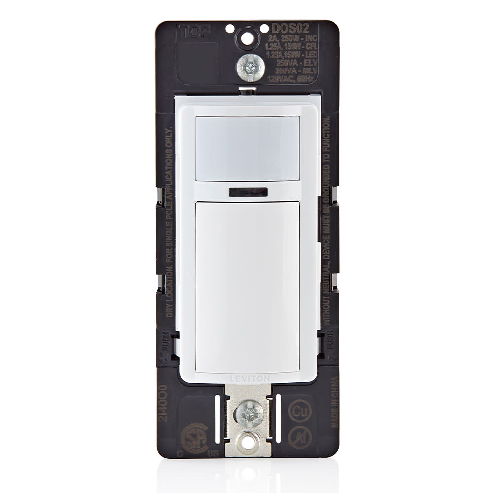Leviton Motion Sensor Light Switch 2A Auto-On Decora Occupancy - Intensery
