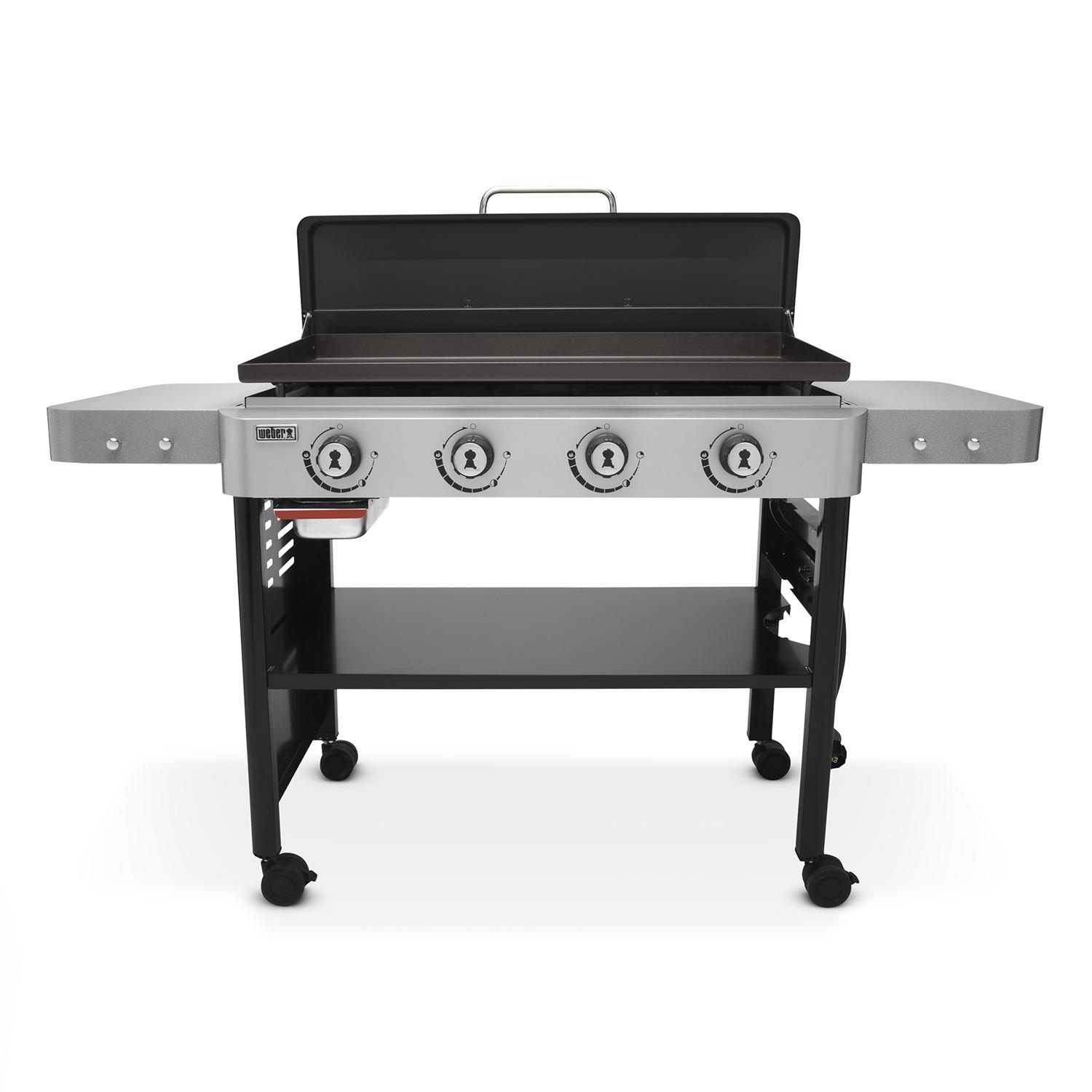 Weber 36\u0022 4 Burner Liquid Propane Outdoor Griddle Black - Intensery