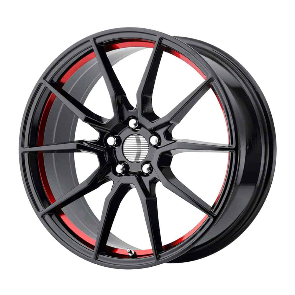 OE Creations PR193 PR193 20X9 5X4.5 G-BLK RED MACH 30MM - Intensery