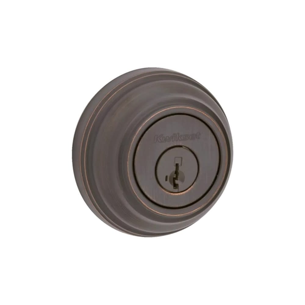 Venetian Bronze Keyed One Side Single Cylinder Deadbolt - Intensery