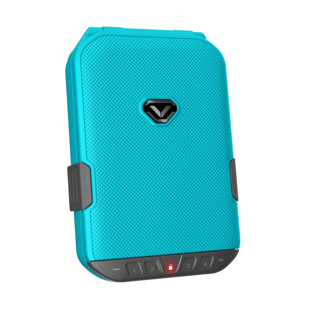 Vaultek Safe LifePod Luxe Blue Travel Safe Waterproof Rugged - Intensery