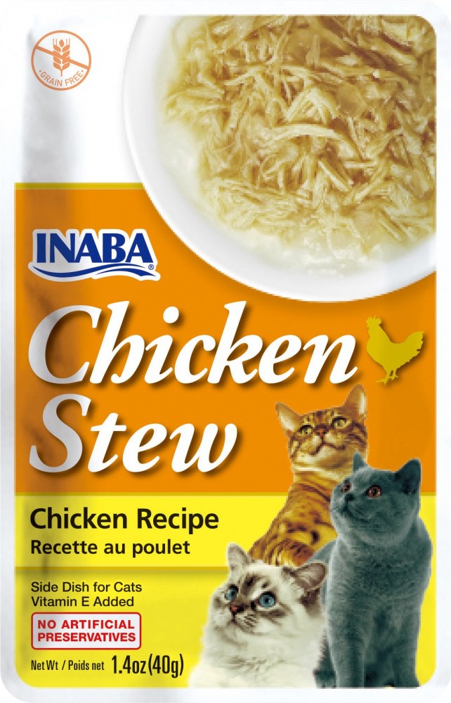 Inaba Cat Chicken Stew Chicken Recipe Cat Food Topper - 1.4 oz - Intensery
