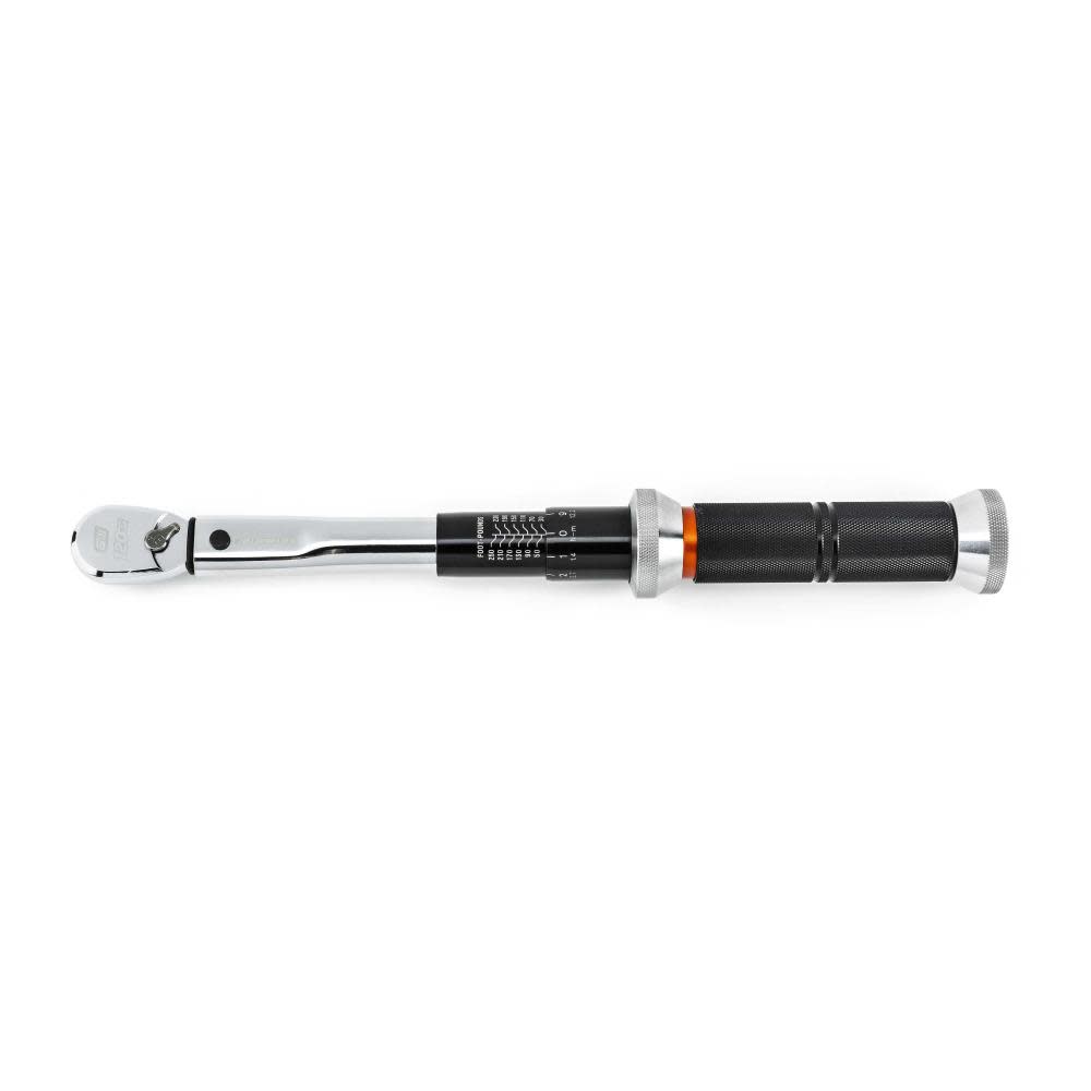 GEARWRENCH 120XP™ Micrometer Torque Wrench  3/8 Drive 30-250 in/Lbs - Intensery