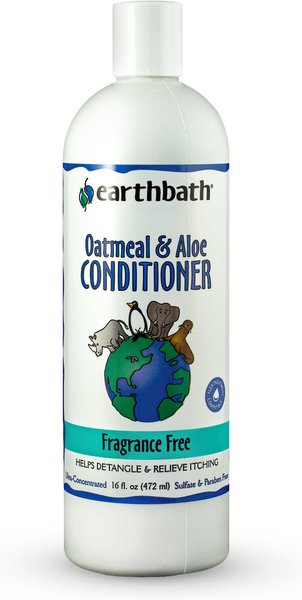 Earthbath Oatmeal and Aloe Fragrance Free Dog and Cat Conditioner - Intensery