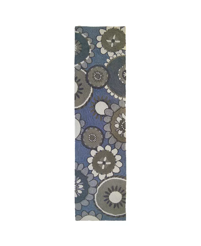 Liora Manne' Ravella Florentine 2' x 8' Runner Outdoor Area Rug - Intensery