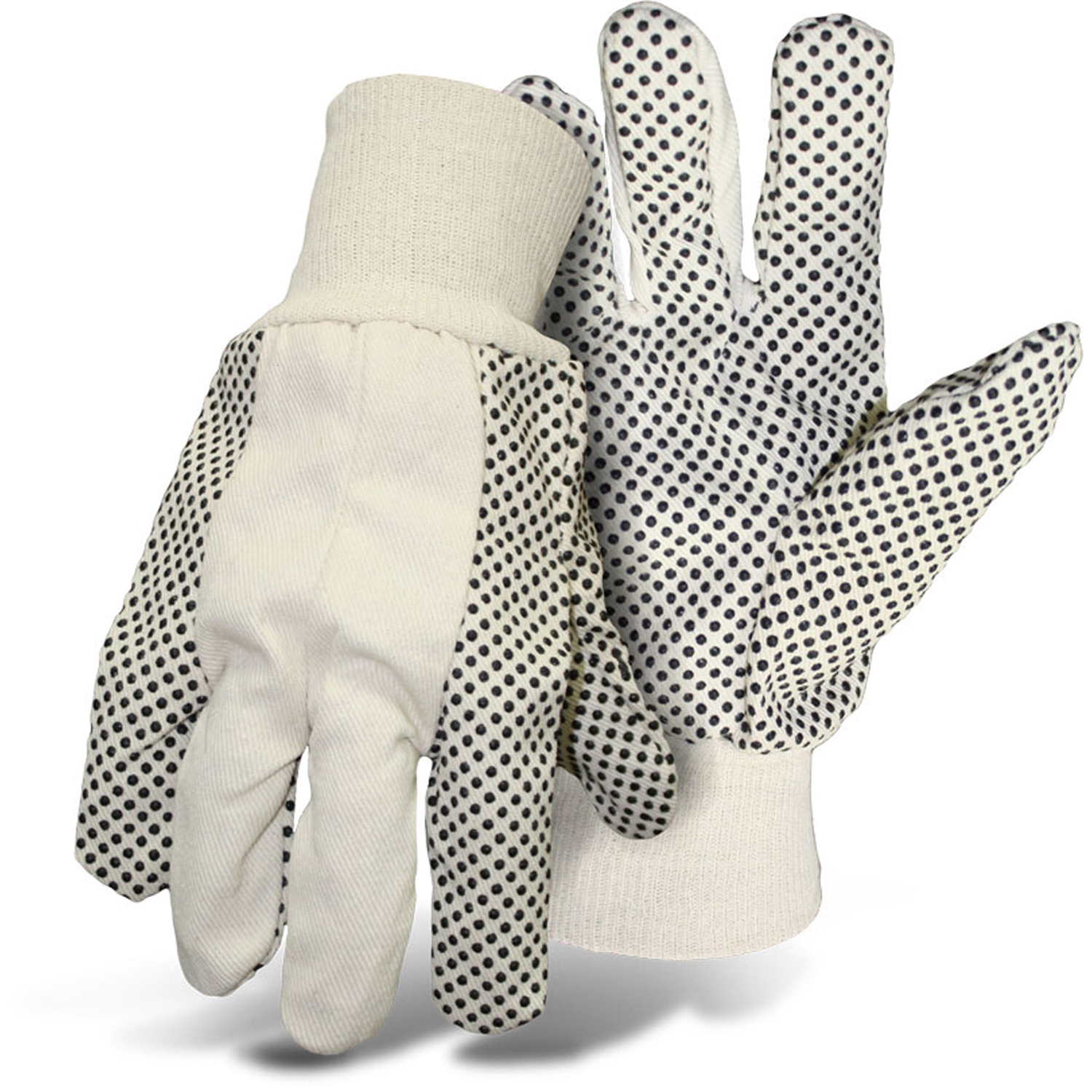 Boss Men\u0027s Indoor/Outdoor Dotted Work Gloves White L 1 pair - Intensery