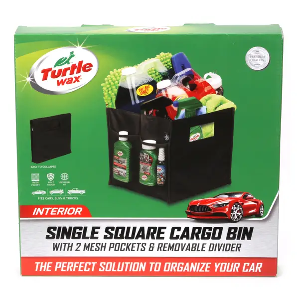 Turtle Wax Single Square Cargo Bin - Intensery