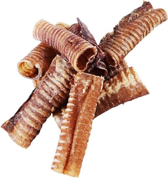 HOTSPOT PETS 6-in Whole Beef Trachea Tubes Chews Dog Treats - Intensery