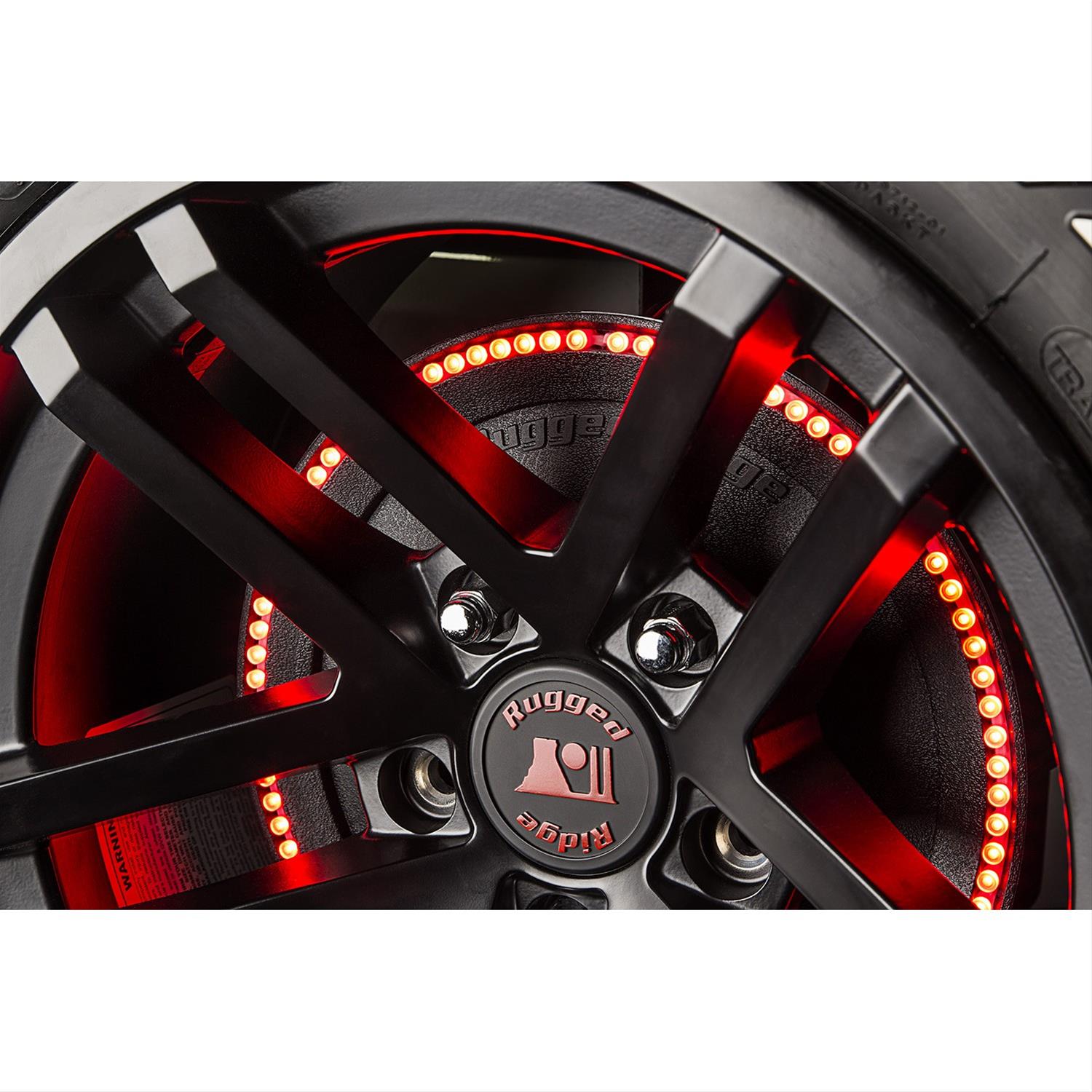 Rugged Ridge 11585.04 Rugged Ridge Third Brake Light LED Rings - Intensery