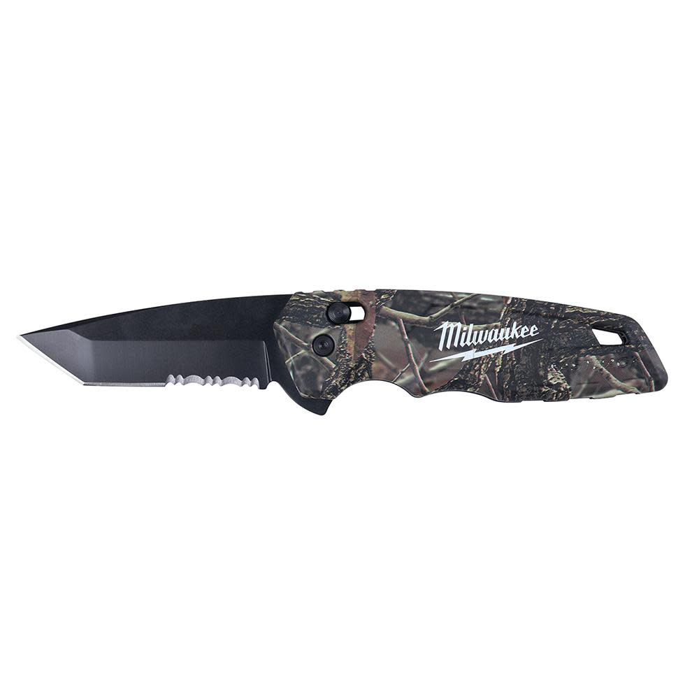 Milwaukee FASTBACK Camo Spring Assisted Folding Knife 48-22-1535 from Milwaukee - Intensery