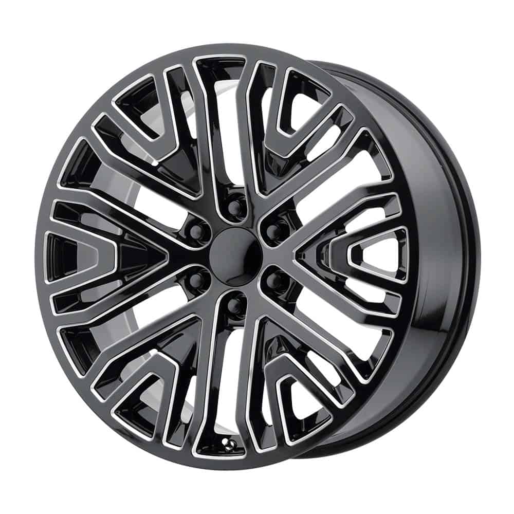 OE Creations PR197 PR197 20X9 6X5.5 G-BLK MILL 24MM - Intensery