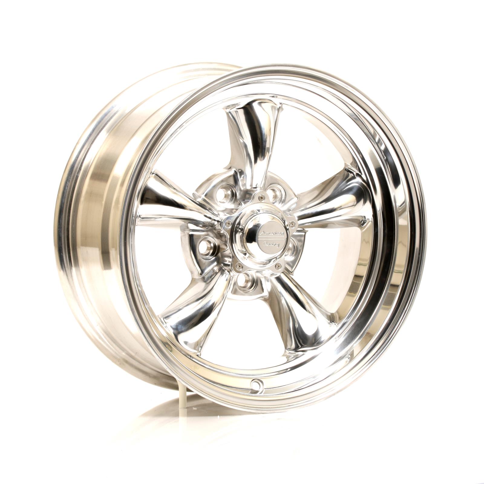 American Racing VN5156761 American Racing VN515 Polished Torq-Thrust II One-Piece Wheels - Intensery