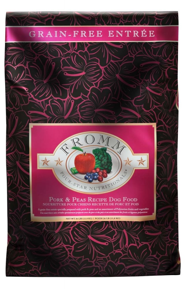 Fromm Four Star Pork and Peas Recipe Dry Dog Food - 12 lb Bag - Intensery