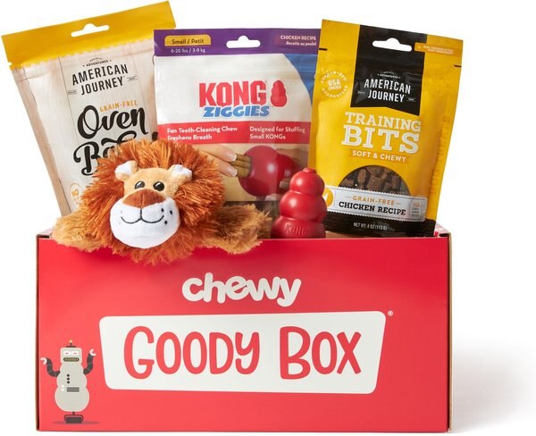 Goody Box x KONG Classic Dog Toys and Treats， Small - Intensery