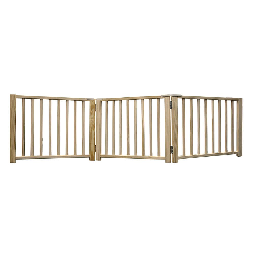 Four Paws Smart Design Folding Freestanding Gate 3 Panel - Four Paws 100203591 - Intensery