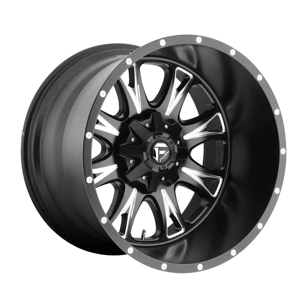 Fuel 1PC D513 THROTTLE D513 20X9 5X5.5/150 MT-BLK-MIL 20MM - Intensery