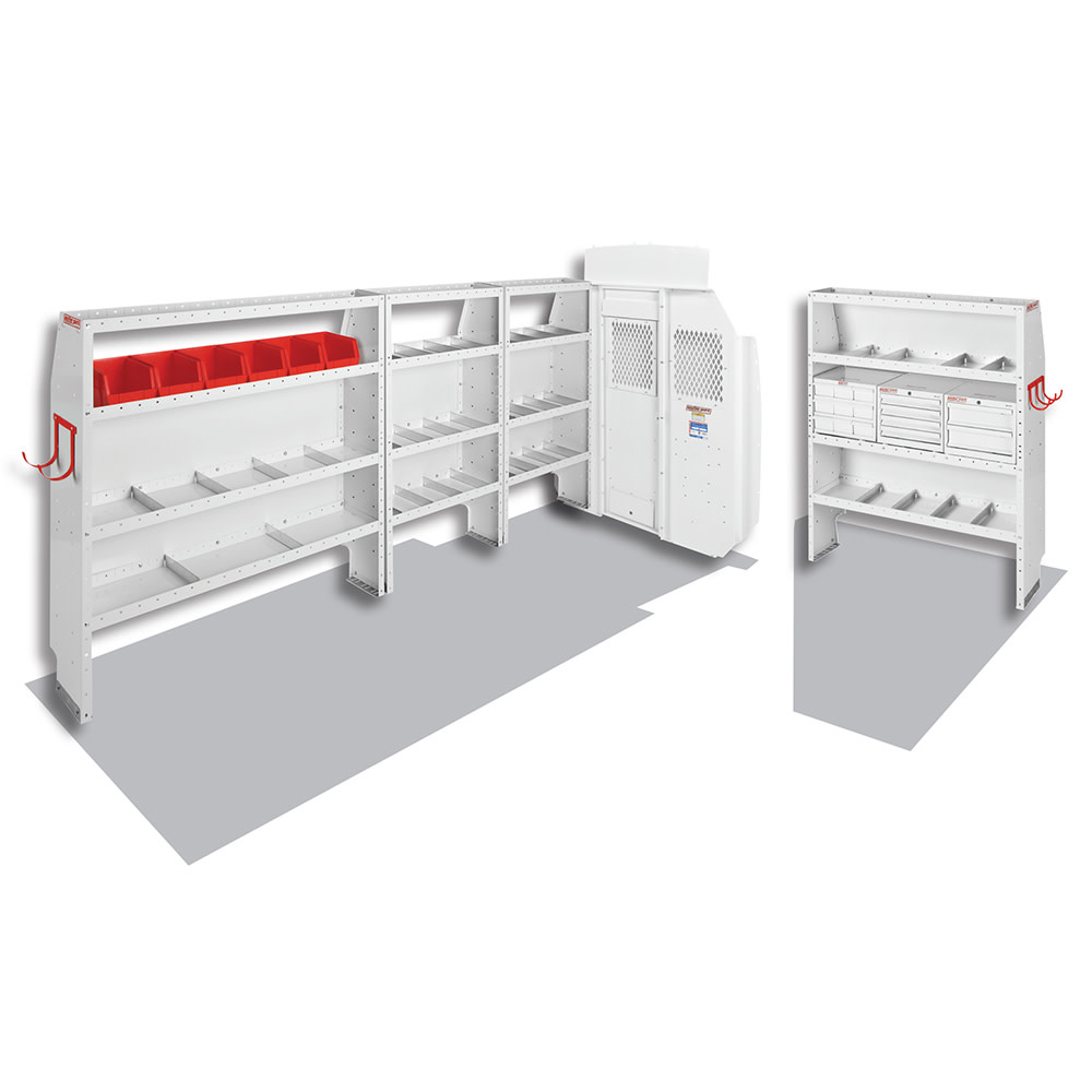 General / Contractor Package for High Roof， 148 Inch Extended Inch Wheel Base Ford Transit Vans - Intensery