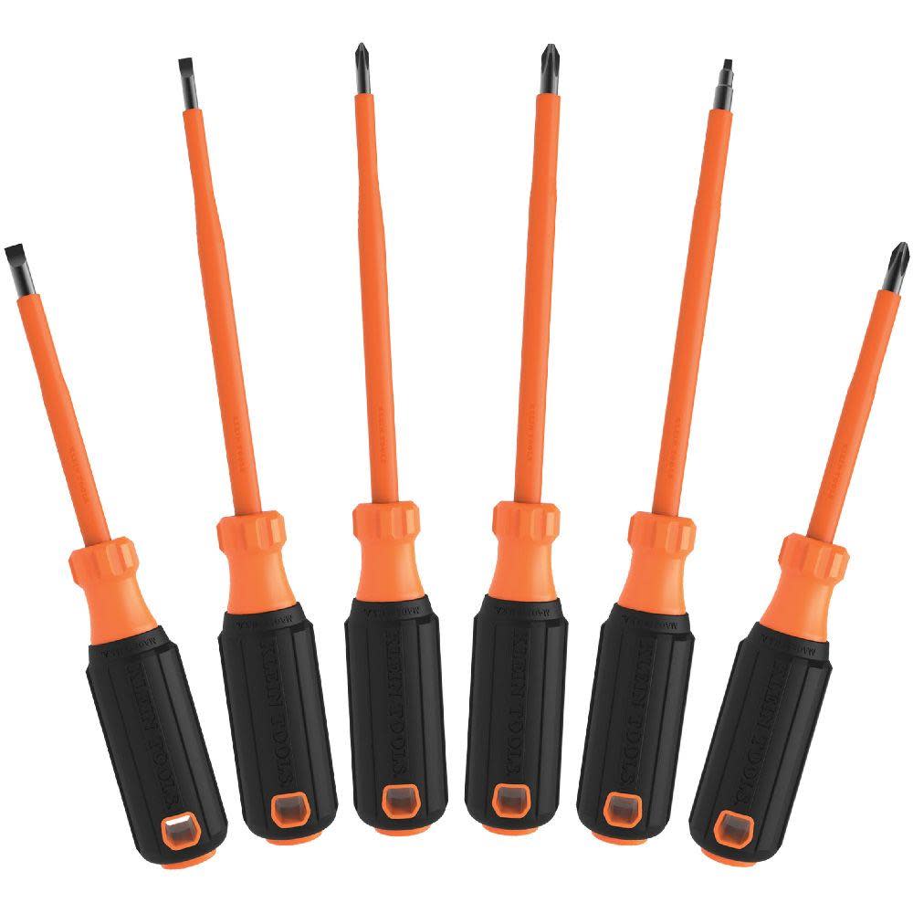 Klein Tools Screwdriver Set 1000V Insul 6 Pc 85076INS from Klein Tools - Intensery