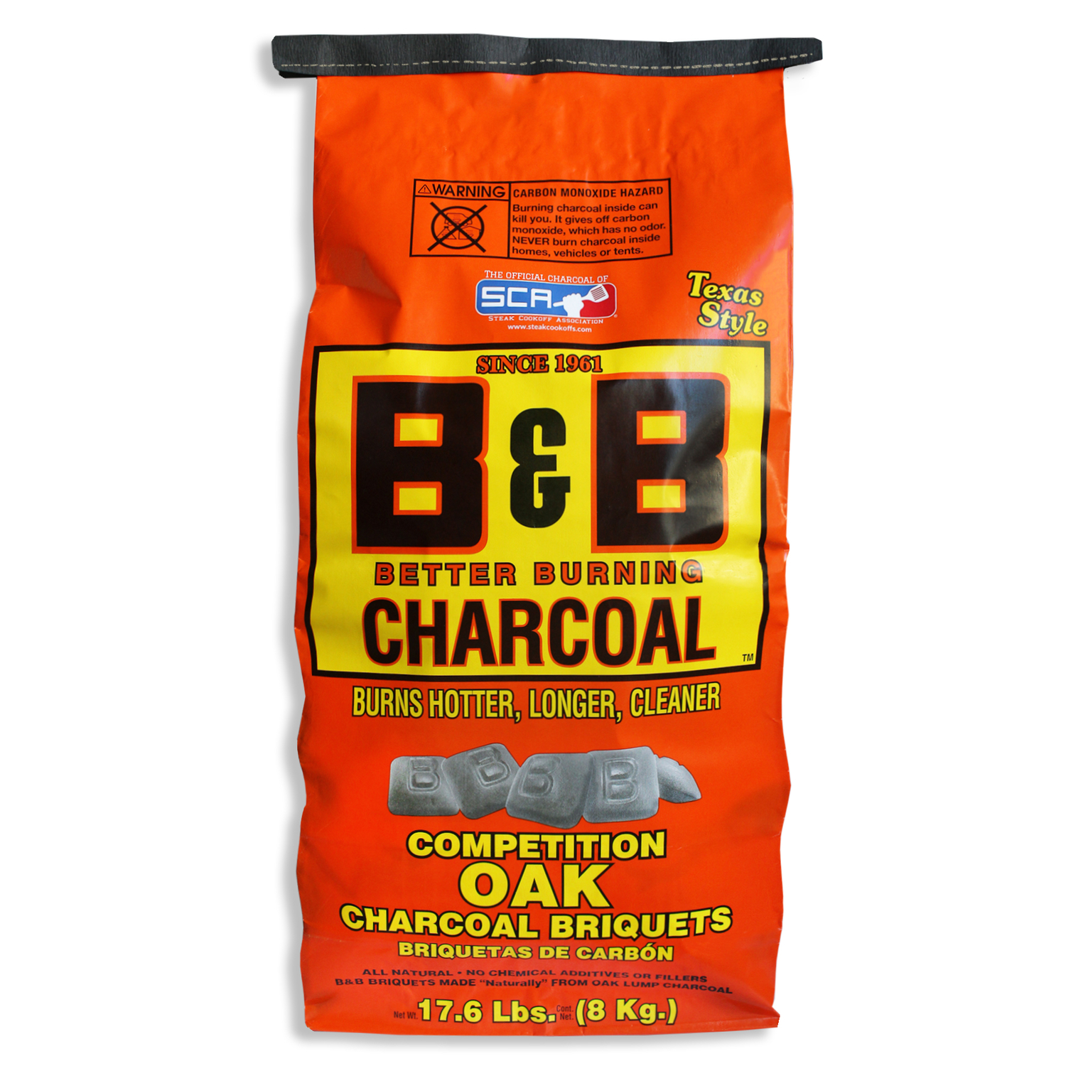 B\u0026B Charcoal All Natural Oak Hardwood Charcoal Briquettes 17.6 lb - Intensery