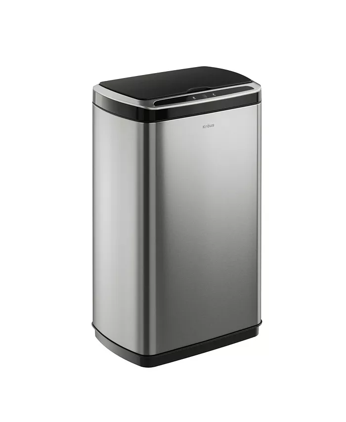 Kraus GarbagePro Rectangular 13 Gallon Touchless Motion Sensor Trash Can - Intensery