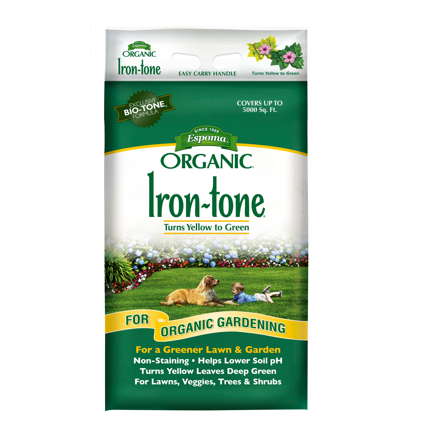 Espoma Iron-tone All-Purpose Lawn \u0026 Garden Food For All Grasses 5000 sq ft - Intensery