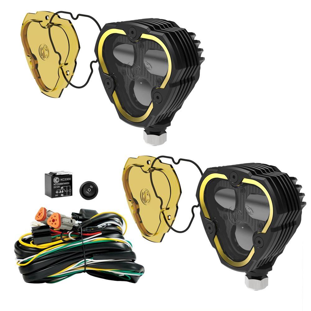 KC HiLiTES 284 KC HiLiTES Flex ERA 3 Dual Mode SAE Fog Lights - Intensery