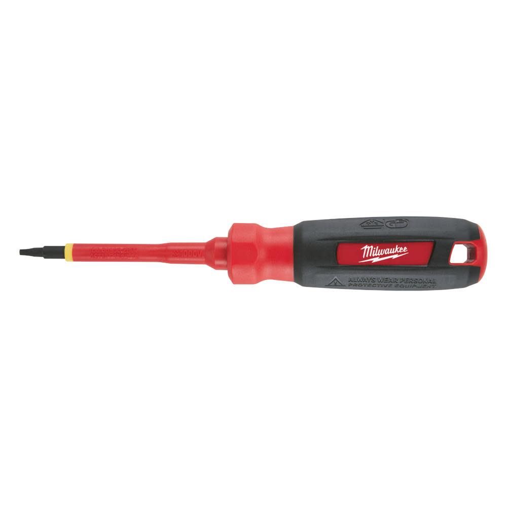 Milwaukee #1 Square 3 in. 1000V Insulated Screwdriver 48-22-2251 from Milwaukee - Intensery