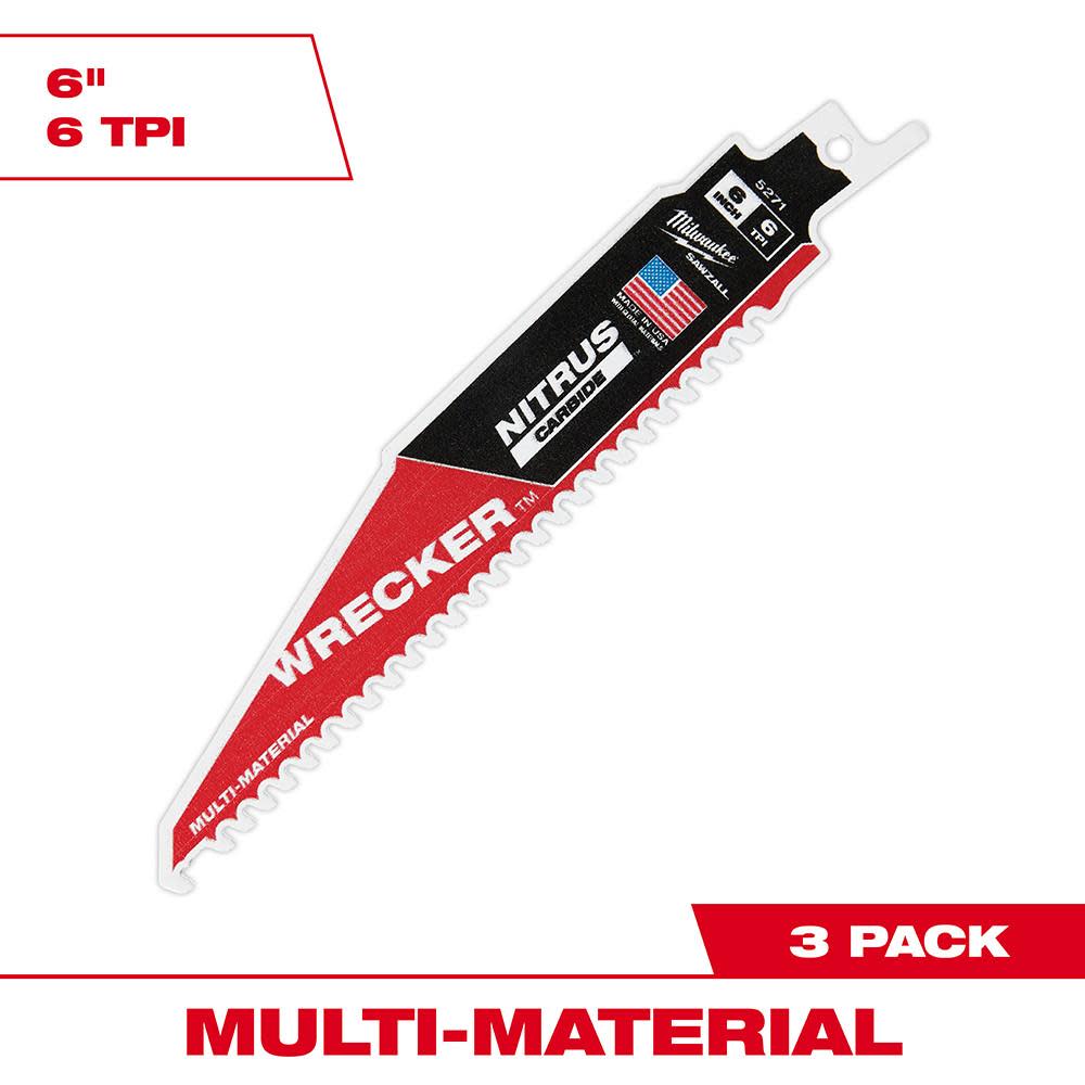 6 WRECKER™ with NITRUS CARBIDE™ 3Pk - Intensery