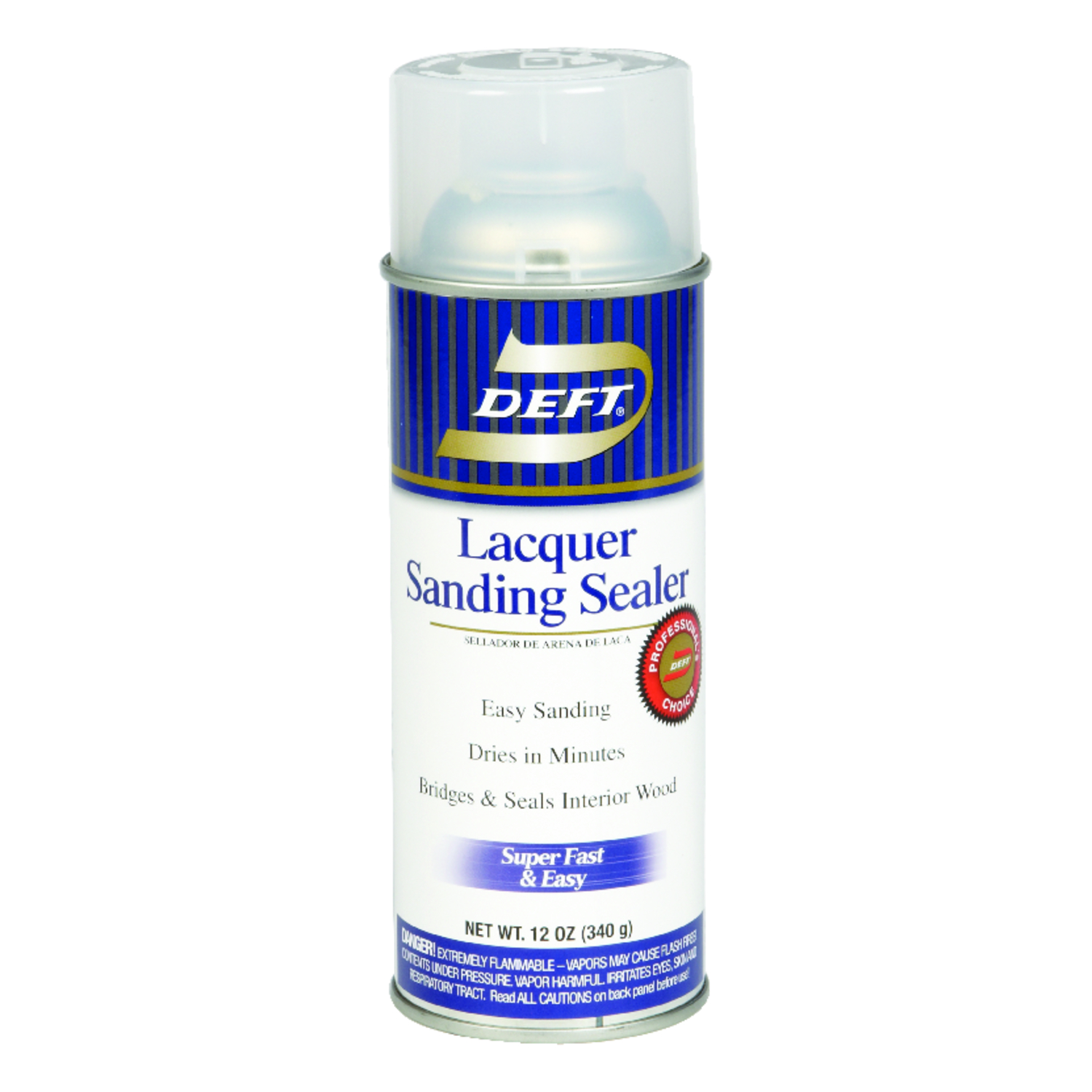 Deft Smooth Clear Oil-Based Lacquer Sanding Sealer 12 oz - Intensery