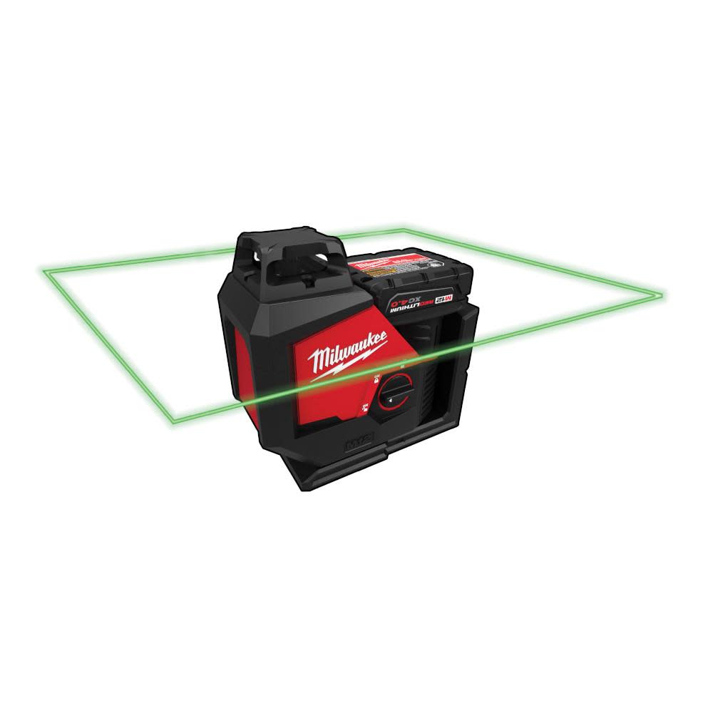 Milwaukee M12 Green 360 Single Plane Laser Kit 3631-21 from Milwaukee - Intensery