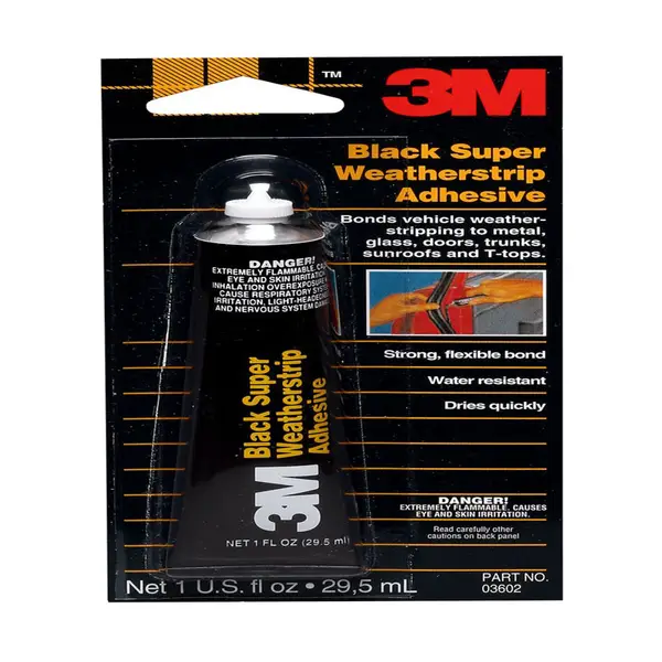 3M Black Super Weatherstrip Adhesive - Intensery