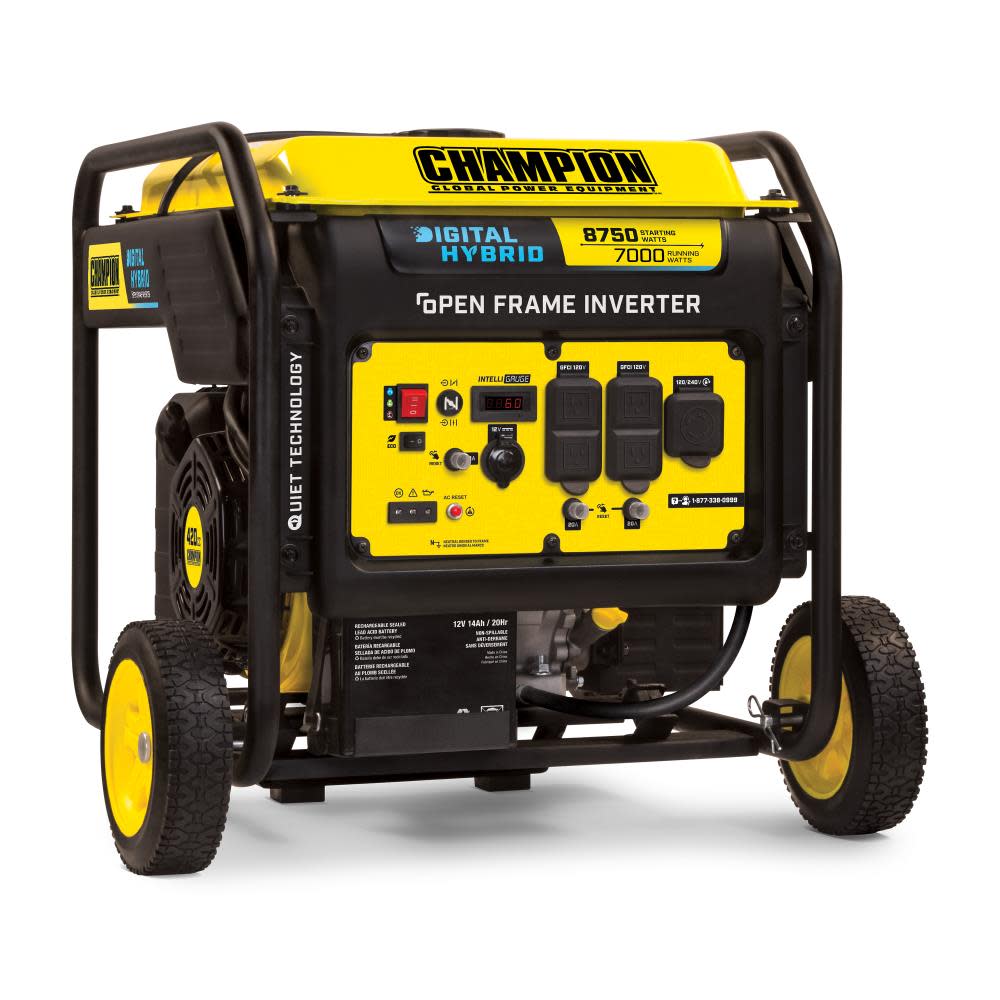 Champion 8750-Watt Open Frame Inverter Generator - Intensery