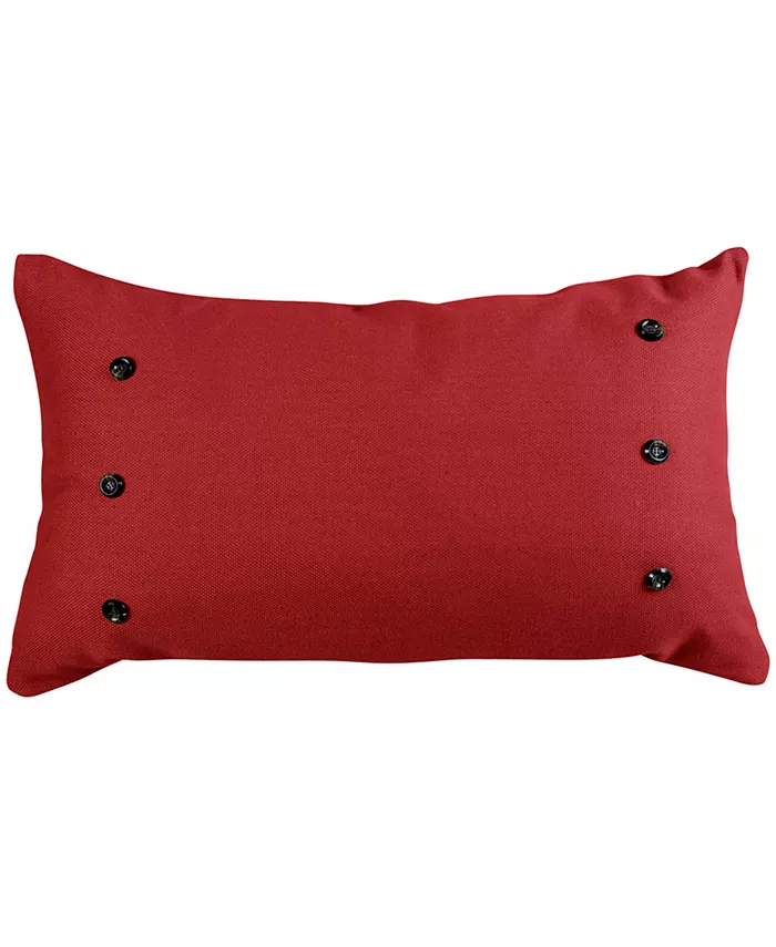 HiEnd Accents Prescott 21x34 Red Pillow - Intensery
