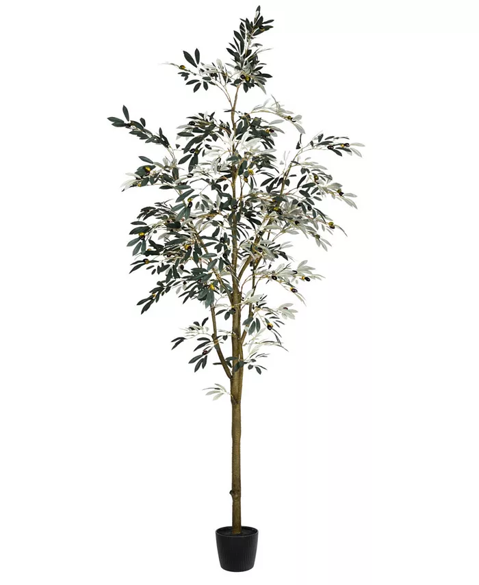 Vickerman 8' Artificial Potted Olive Tree - Intensery