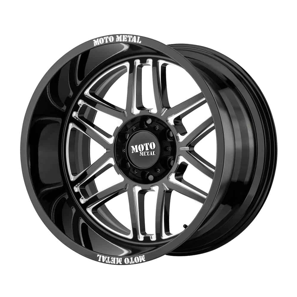 Moto Metal MO992 FOLSOM MO992 22X10 6X5.5 G-BLK MILL -18MM - Intensery