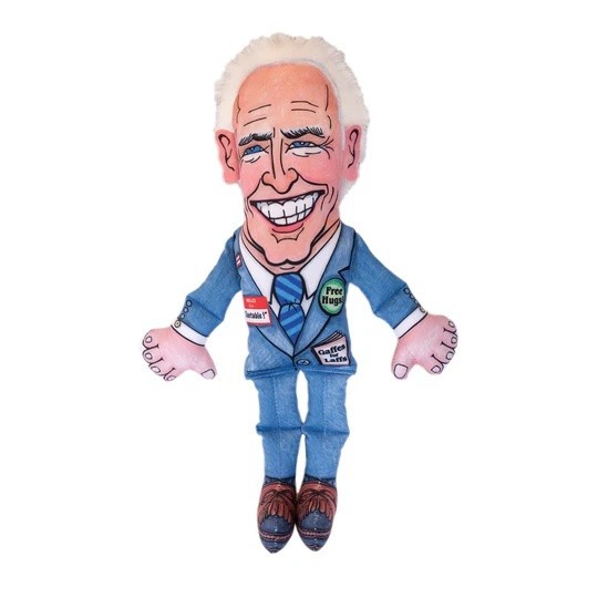 Fuzzu Political Parody Joe Biden Dog toy - Small Dog toy - Intensery