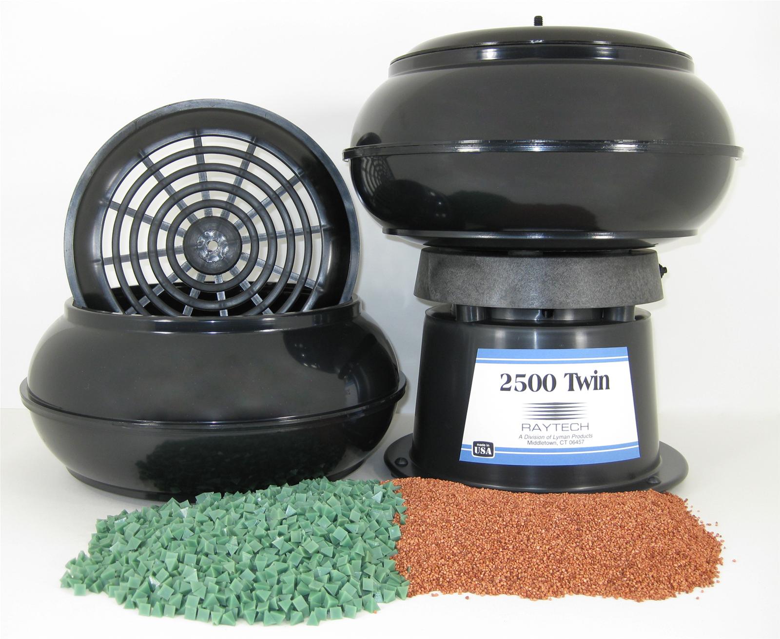 Raytech Industries 23124R Raytech 2500 Twin Vibratory Tumblers - Intensery